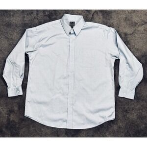 Jos. A. Bank Traveler's Men 17-34 Spread Collar PinPoint Oxford Button Up Shirt